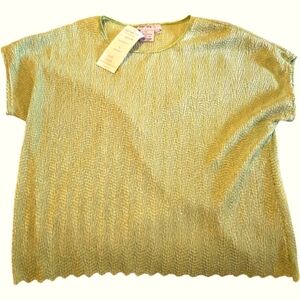 Lanalee Lime Green Crop Top Size XL NWT